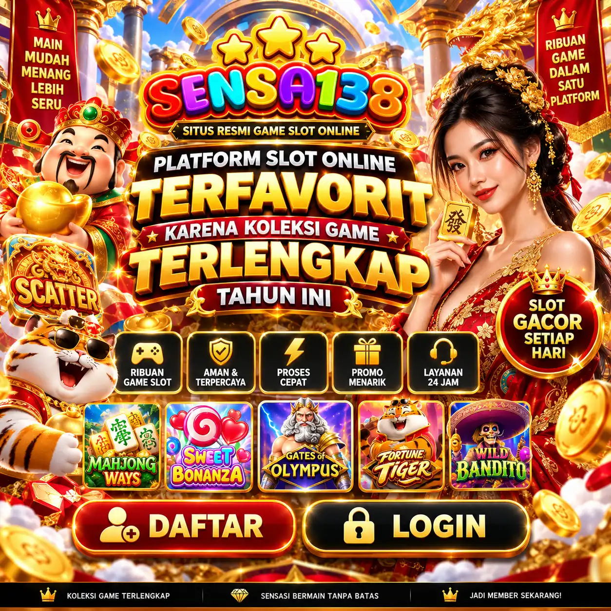 Sensa138 | Platform Slot Online Terfavorit Karena Koleksi Game Terlengkap Tahun Ini by Hey siriusly